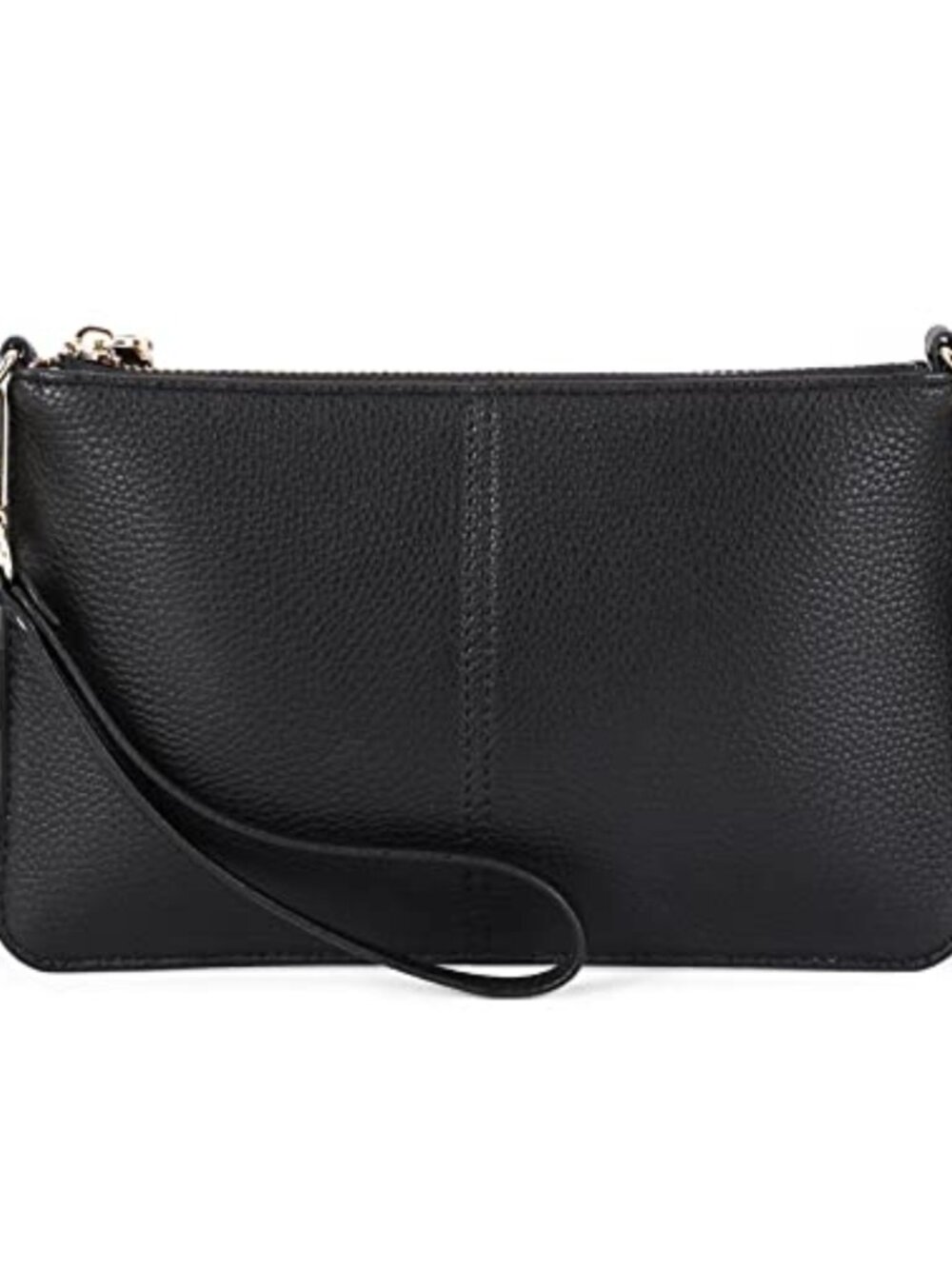 Vegan Leather Crossbody Wallet Wristlet Clutch with RFID Card Slots